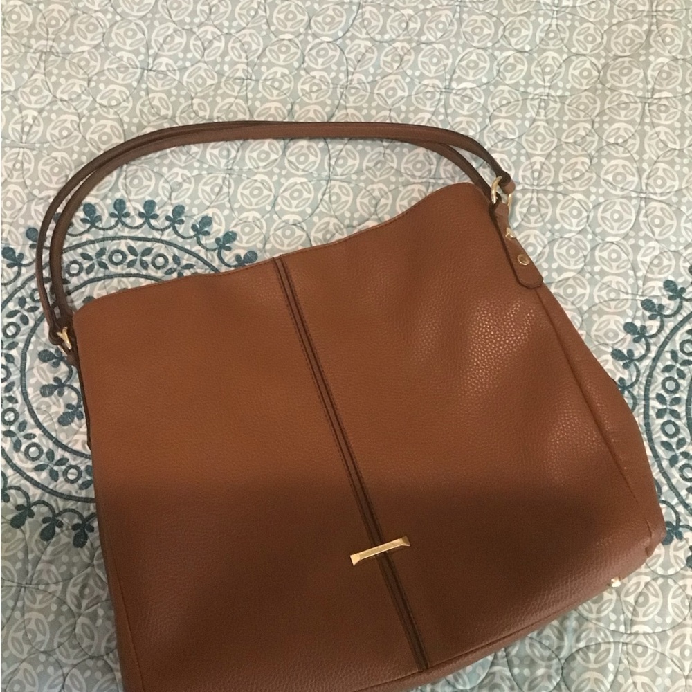 Anne Klein Brown Leather Handbag